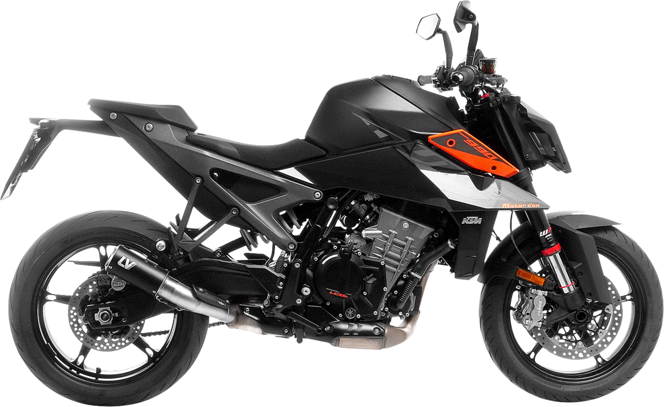 LV Corsa S Black Edition Slip-On Muffler - KTM 990 Duke (1)