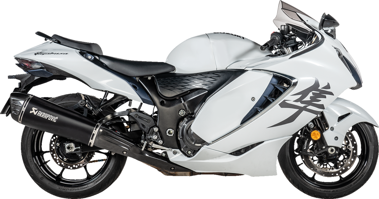 Slip-On Line Mufflers - Titanium Black - Suzuki GSX-1300R Hayabusa (1)