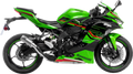 LV Corsa S Slip-On Muffler - Titanium - Kawasaki ZX-4R/RR (1)