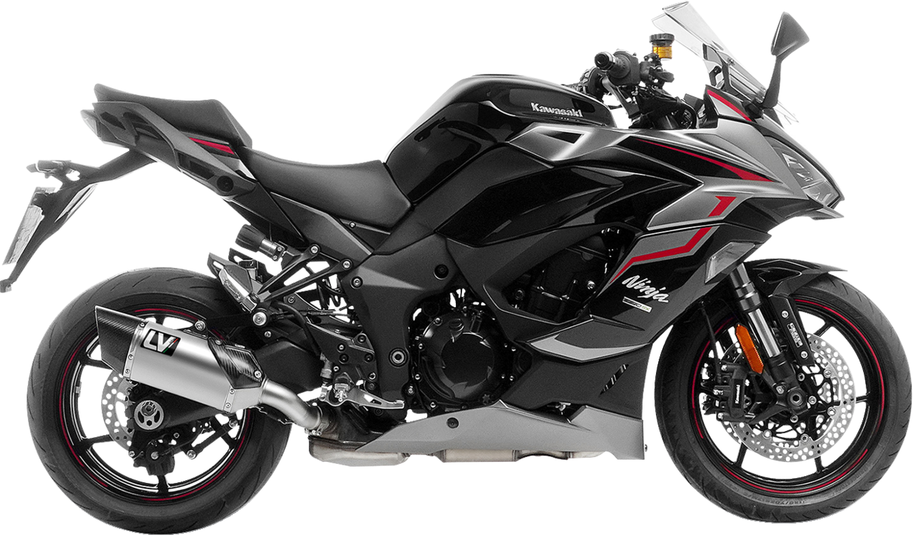 LV-14 R Slip-On Muffler - Titanium - Kawasaki Ninja 1000 (1)