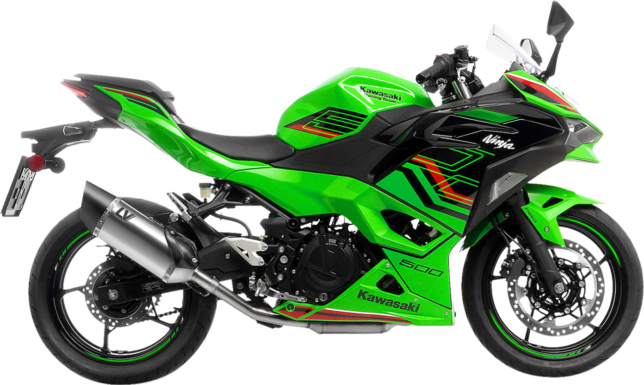 LV-14 Slip-On Muffler - Titanium - Yamaha Tenere 700 (1)