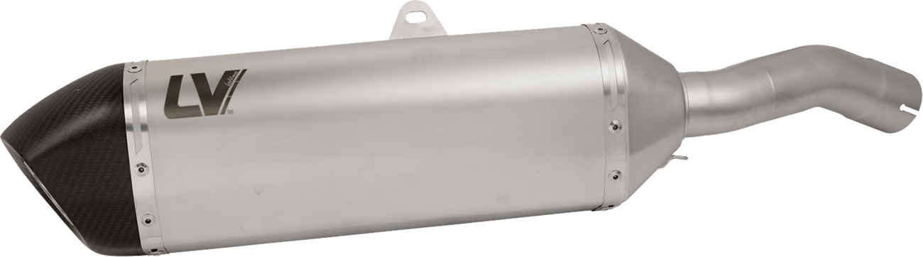 LEOVINCE LV-14 Slip-On Muffler - Stainless Steel - BMW F750/800/850/900GS