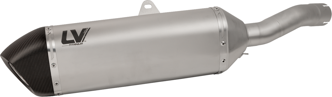 LV-14 Slip-On Muffler - Titanium - BMW F 750/900 GS (1)