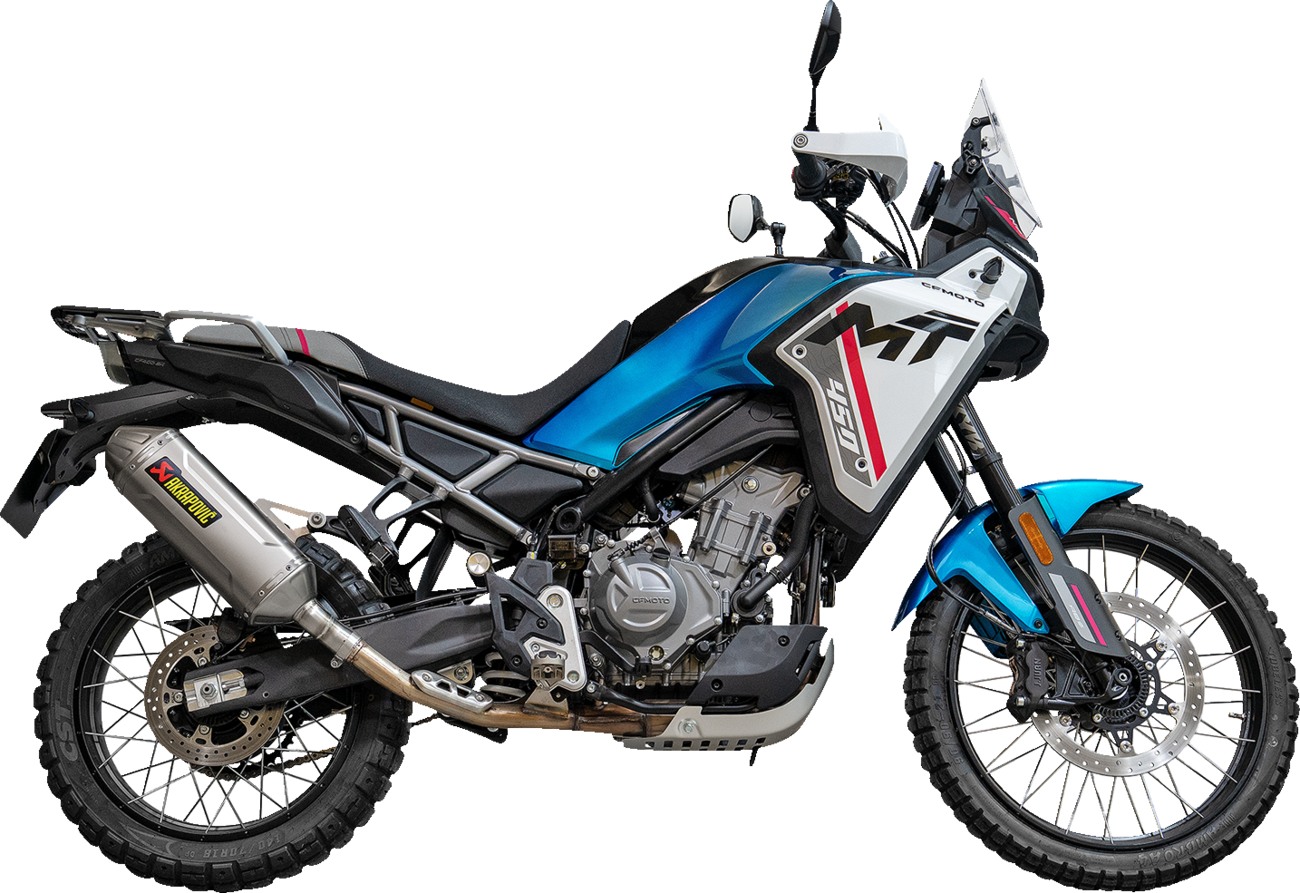 Slip-On Line Muffler - Titanium - CFMOTO 450 MT/IBEX 450 (1)