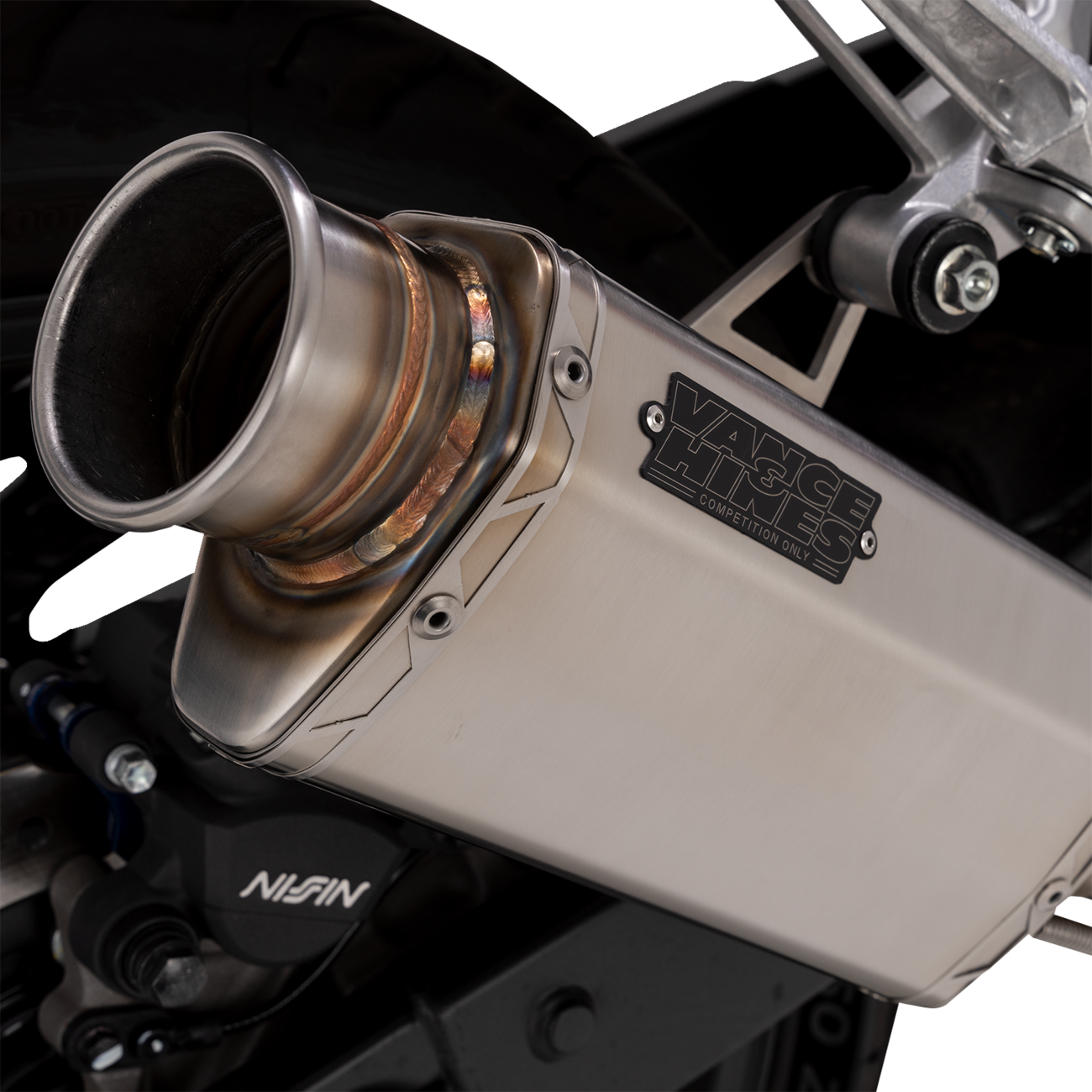 VANCE & HINES VS-6 Slip-On Muffler - Stainless Steel - Honda CB/CBR 500
