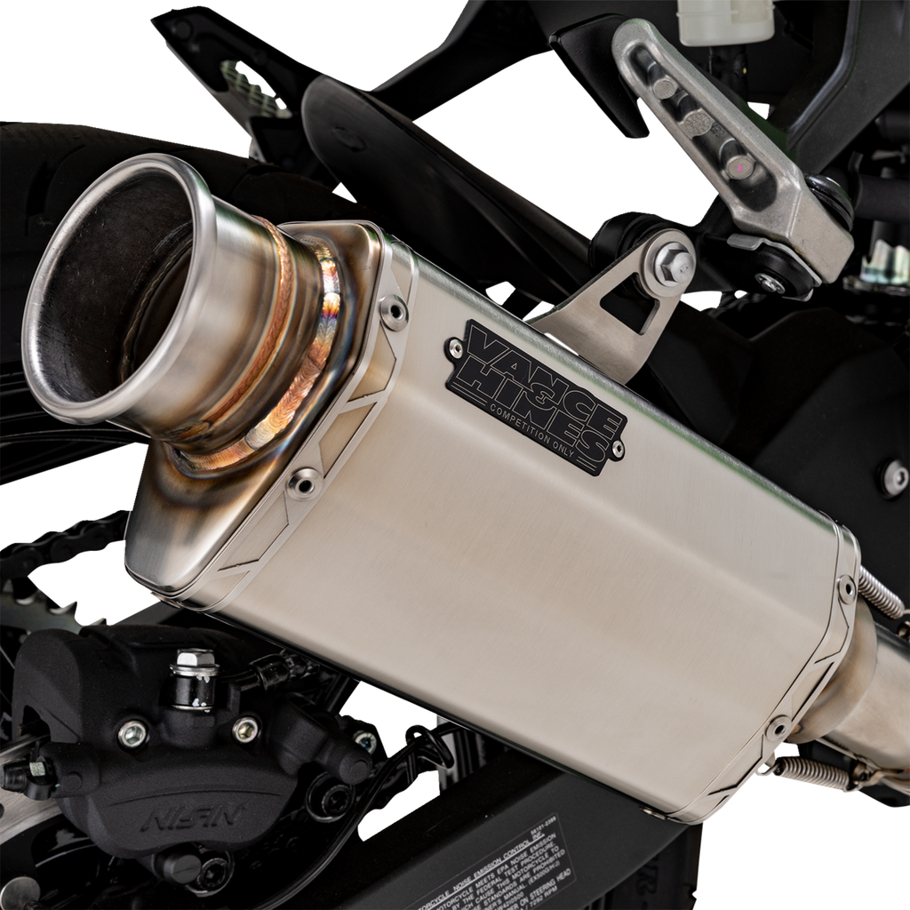 VANCE & HINES VS-6 Slip-On Muffler - Stainless Steel - Kawasaki Z/Ninja 500