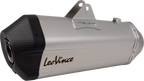 LEOVINCE LV-12 R Slip-On Muffler - Stainless Steel - KTM 1090/1190/1290