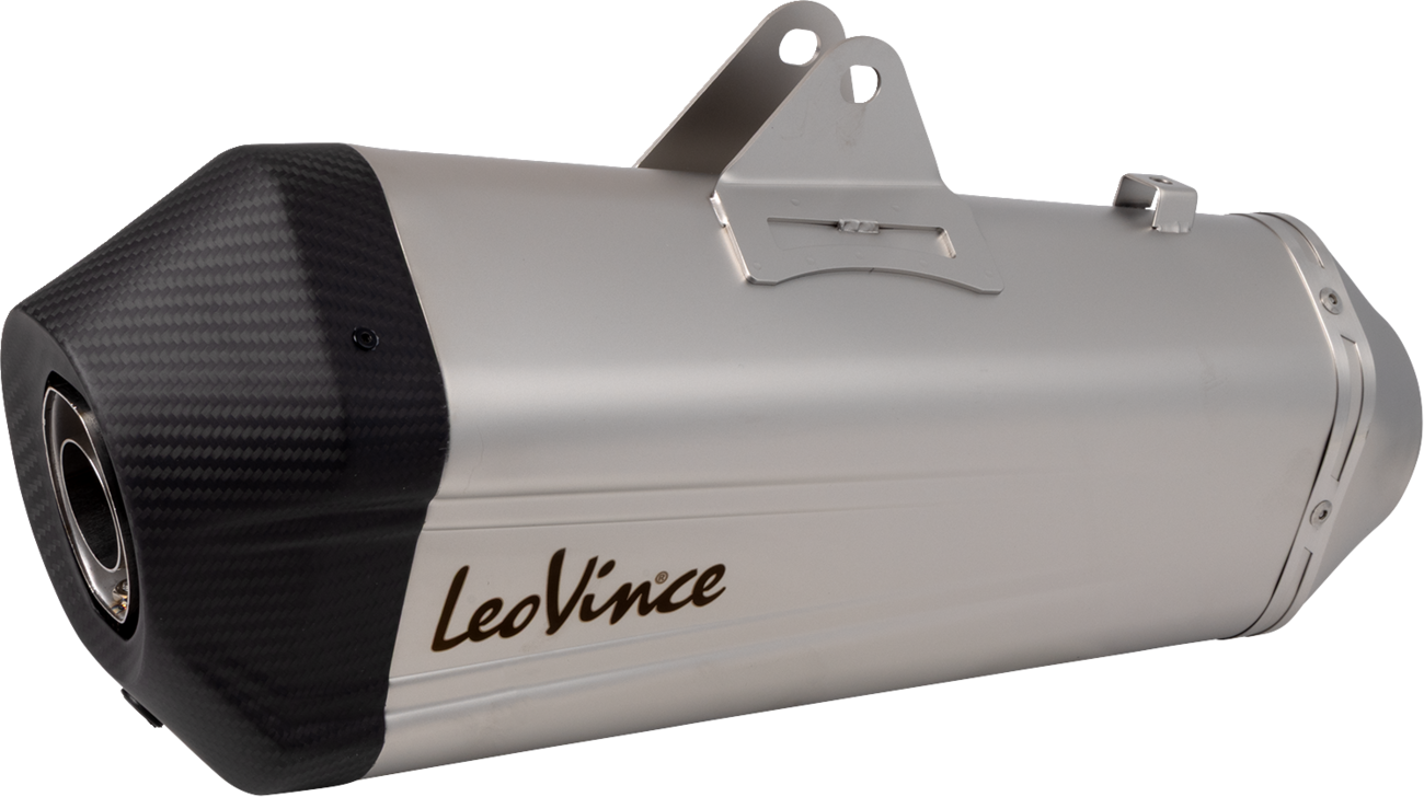 LEOVINCE LV-12 R Slip-On Muffler - Stainless Steel - KTM 1090/1190/1290