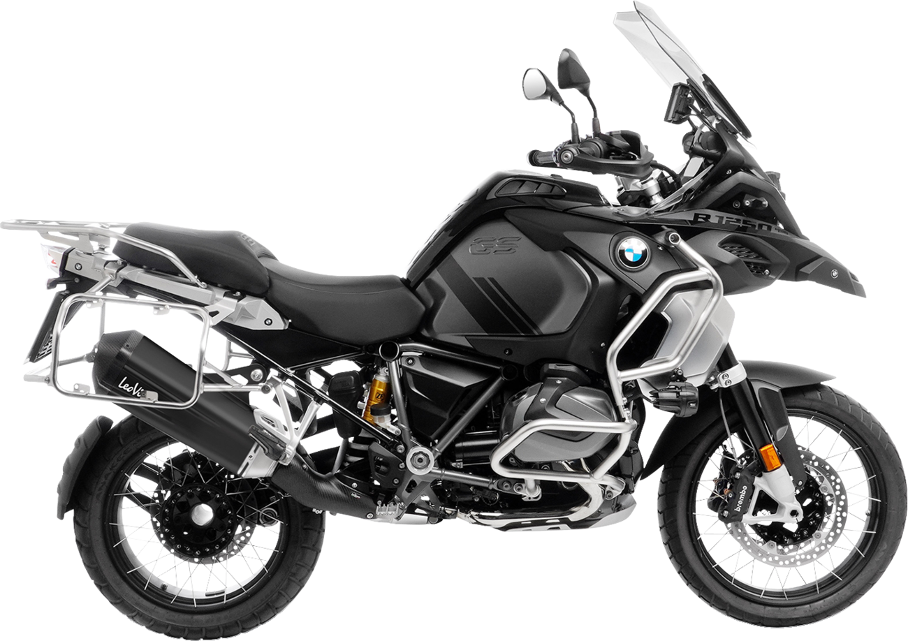 LV-12 R Slip-On Muffler - Black - BMW R 1200 GS (1)