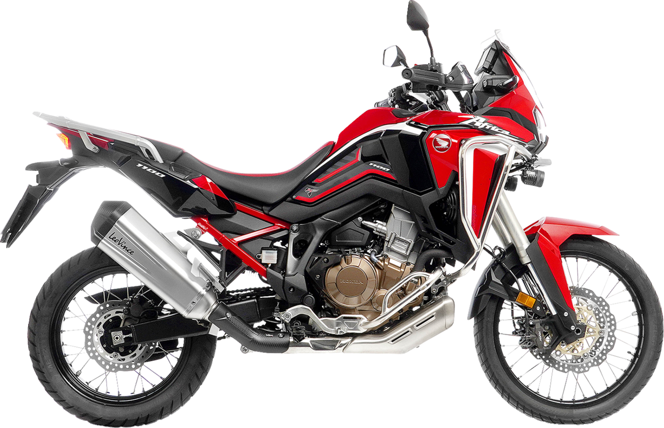 LV-12 R Slip-On Muffler - Stainless Steel - Honda CRF1100 (1)