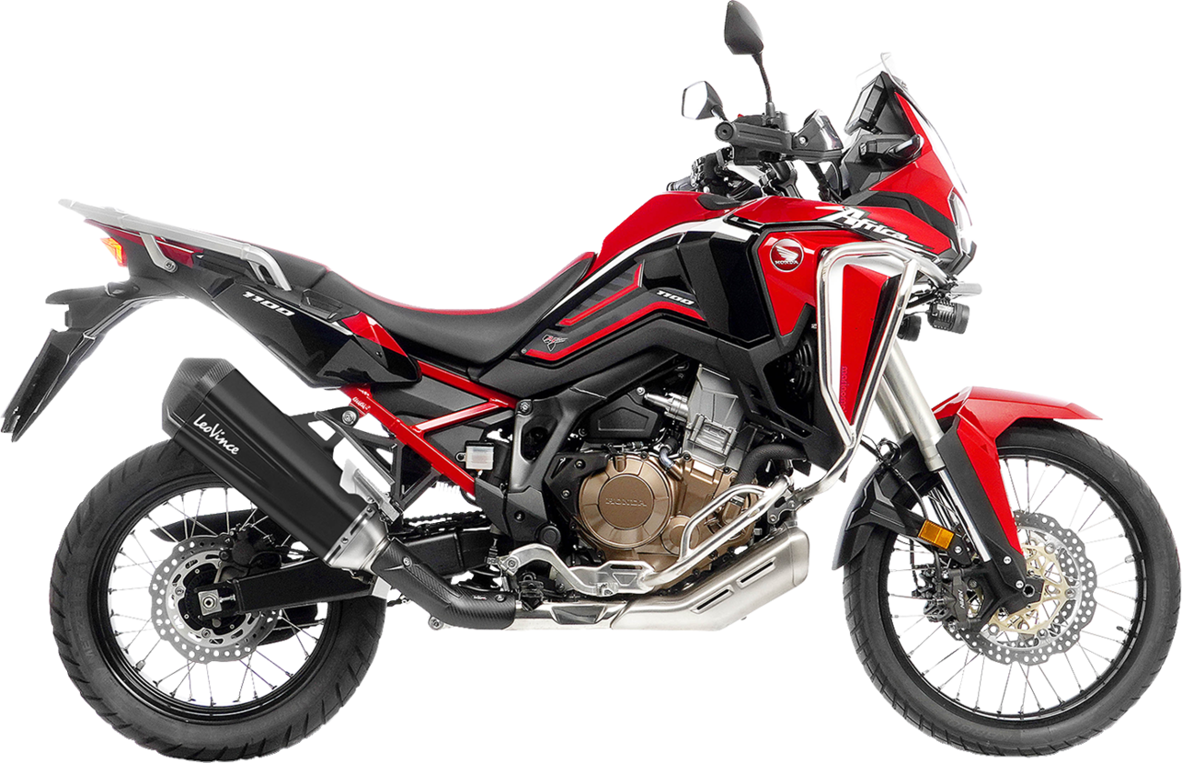 LV-12 R Slip-On Muffler - Black - Honda CRF 1100 (1)