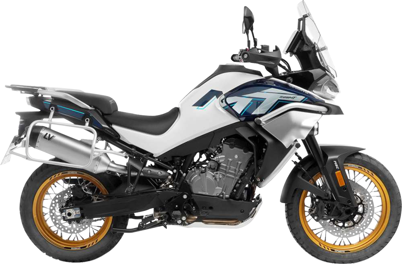 LV-14 Slip-On Muffler - Stainless Steel - KTM/CF MOTO 790/800/890/901 (1)