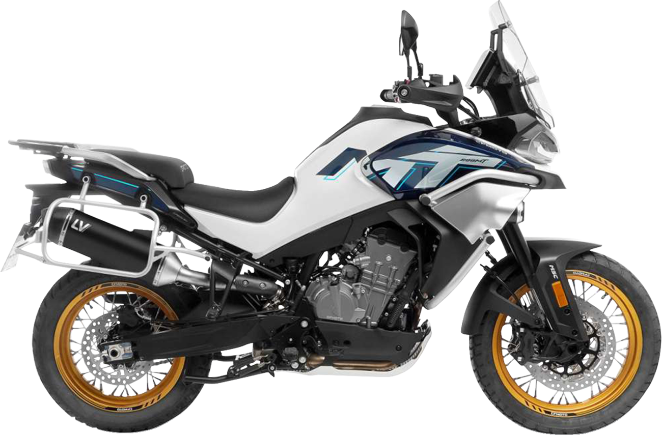 LV-14 Slip-On Muffler - Black - KTM/CF MOTO 790/800/890/901 (1)