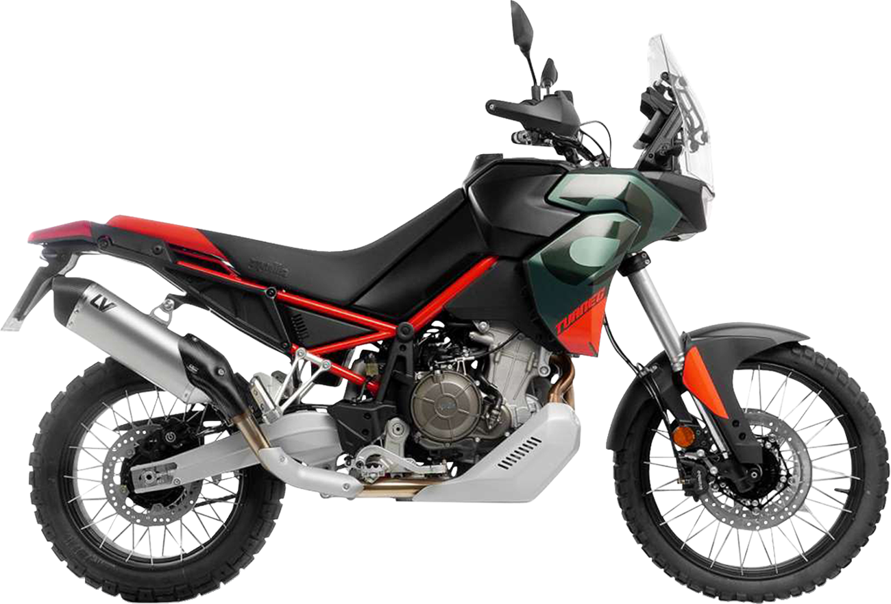 LV-14 Slip-On Muffler - Stainless Steel - Aprilia Tuareg 660 (1)