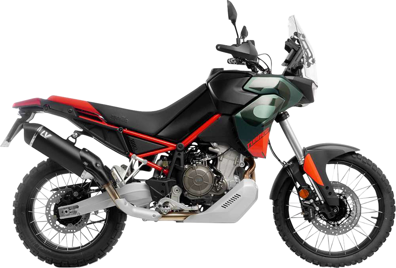 LV-14 Black Edition Slip-On Muffler - Aprilia Tuareg 660 (1)