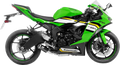 LV Corsa S Black Edition Slip-On Muffler - Kawasaki ZX-6R (1)