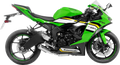 LV Corsa S Slip-On Muffler - Titanium - Kawasaki ZX-6R (1)