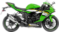 LV-14 R Slip-On Muffler - Titanium - Kawasaki ZX-6R (1)