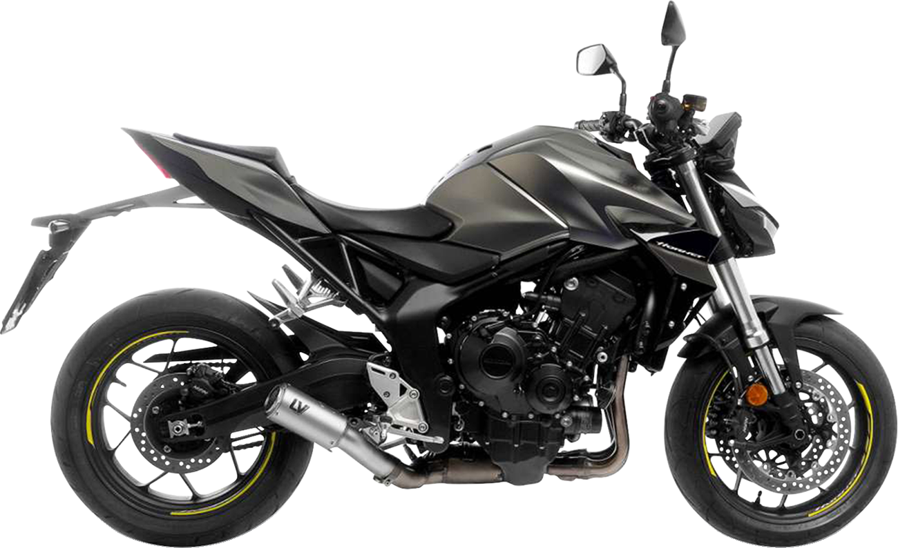 LV Corsa S Slip-On Muffler - Titanium - Honda CB 1000 Hornet (1)