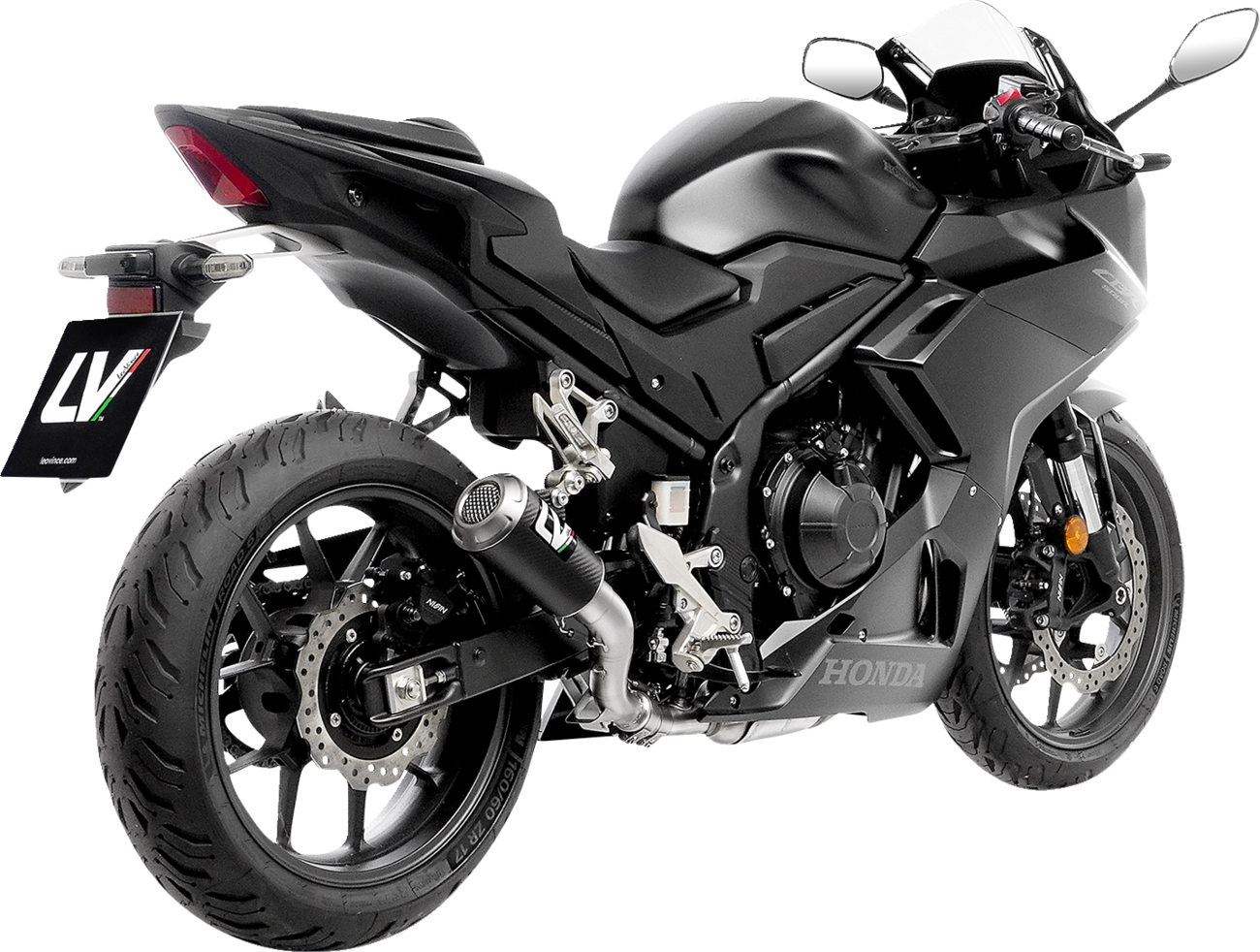 LV-10 Slip-On Muffler - Carbon - CB/CBR 500 F/R/X (1)