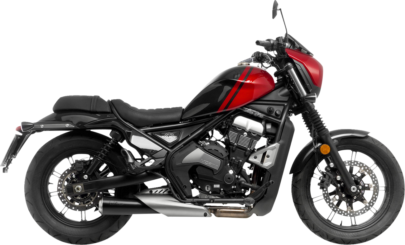 Classic Racer Slip-On Muffler - Black - Claibro 700 (1)
