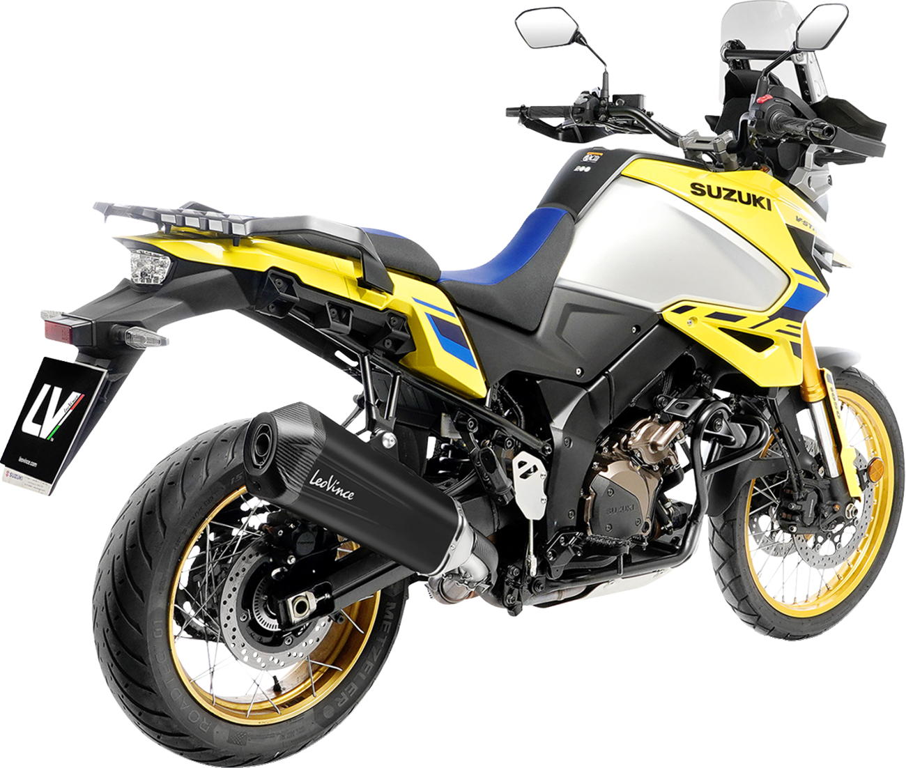 LV-12 R Slip-On Muffler - Black - V-Strom 1050 (1)