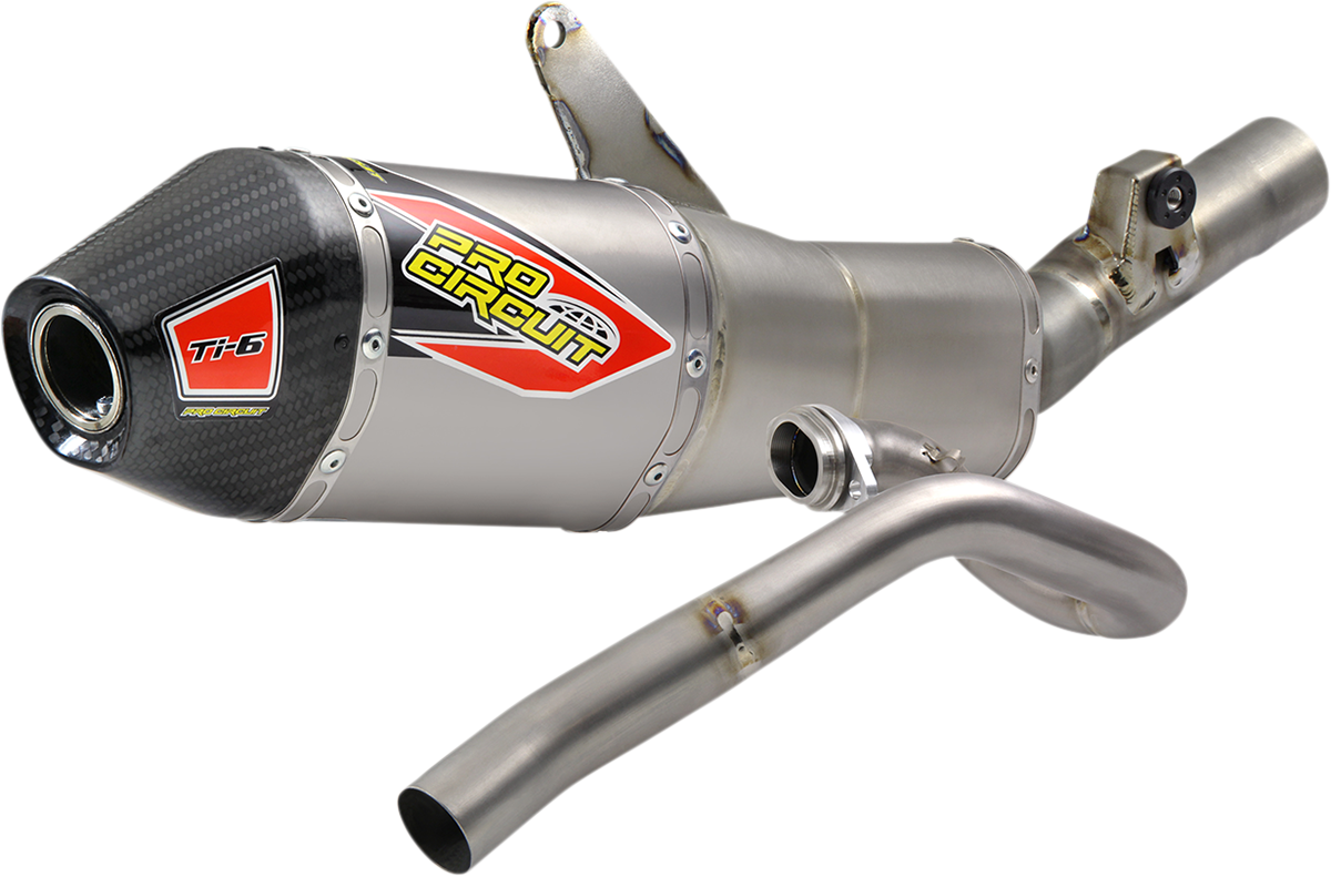 PRO CIRCUIT Ti-6 Titanium Exhaust System - Honda 450