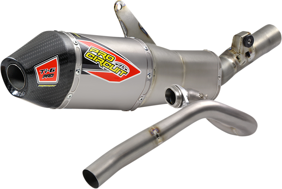 PRO CIRCUIT Ti-6 Pro Titanium Exhaust System - Honda 450
