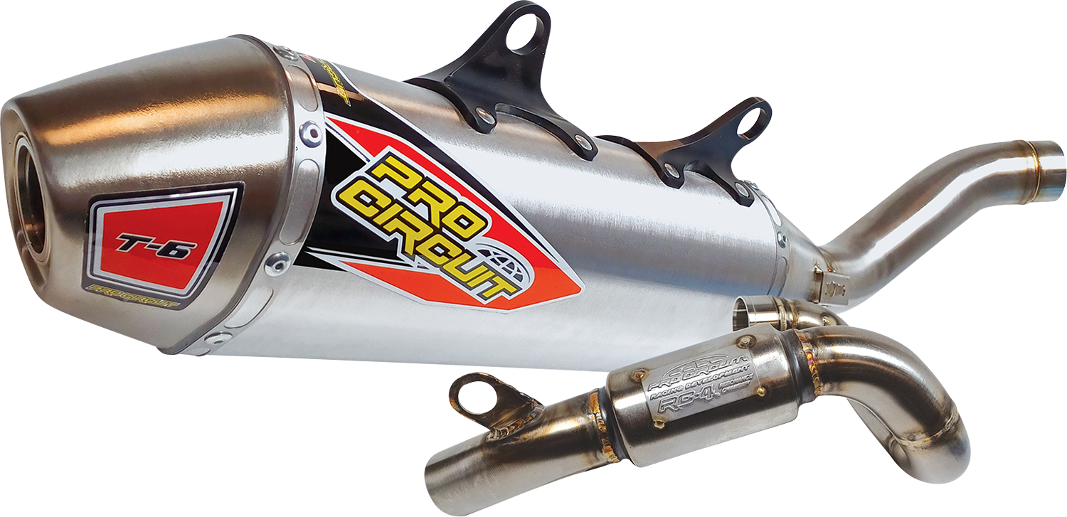 PRO CIRCUIT T-6 Exhaust System - Stainless Steel