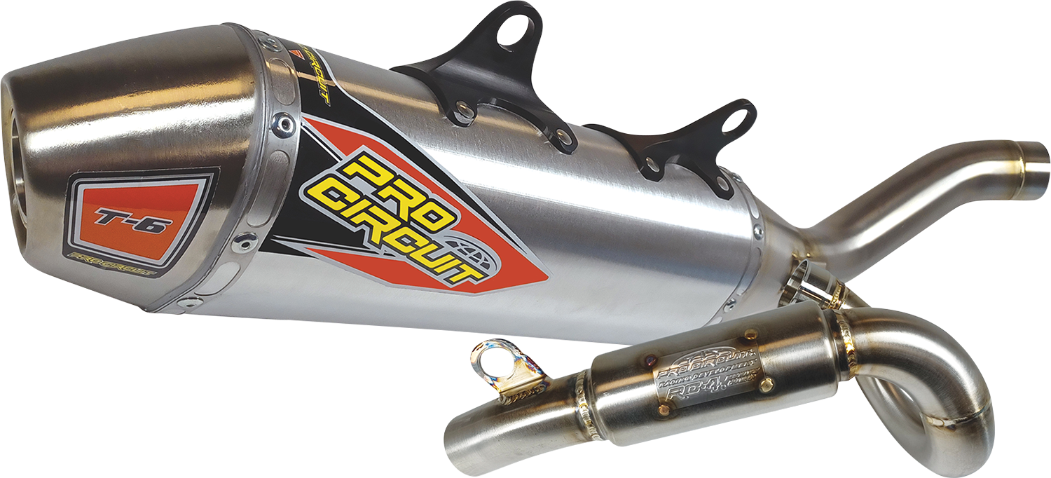 PRO CIRCUIT T-6 Exhaust System - Stainless Steel