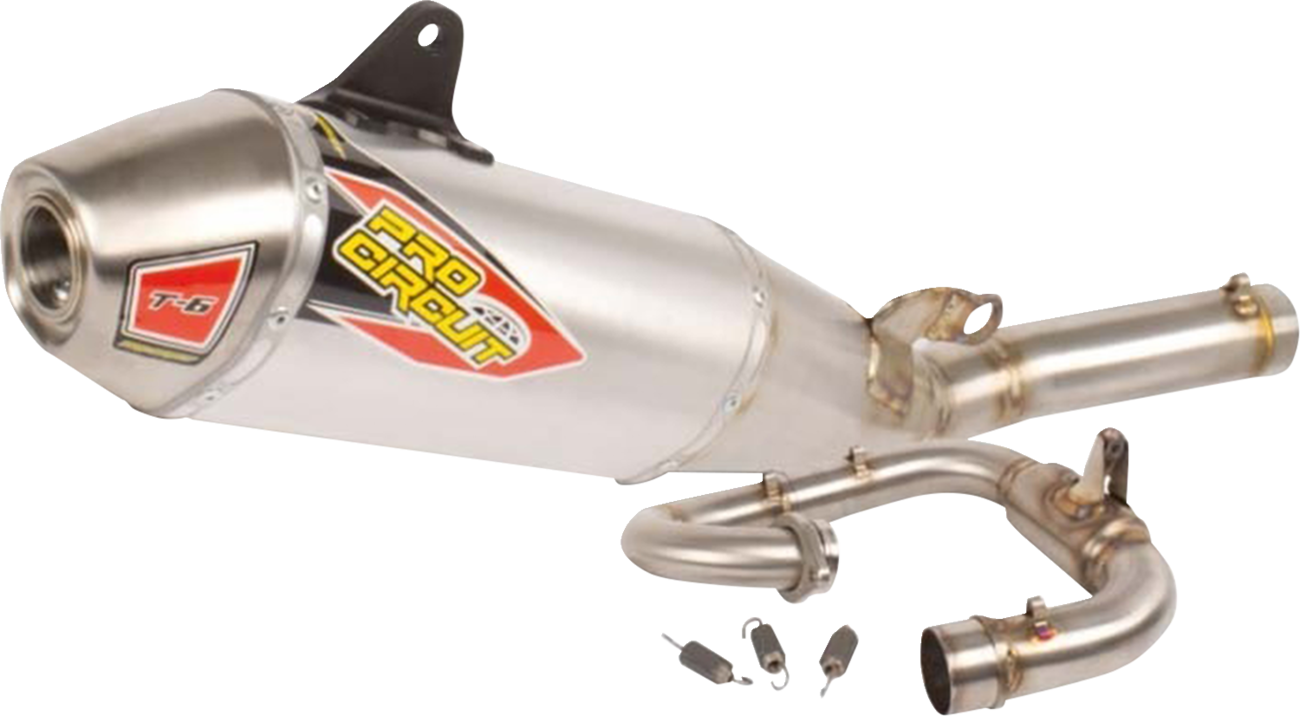 PRO CIRCUIT T-6 Exhaust System - Stainless Steel - YZ250 F/X