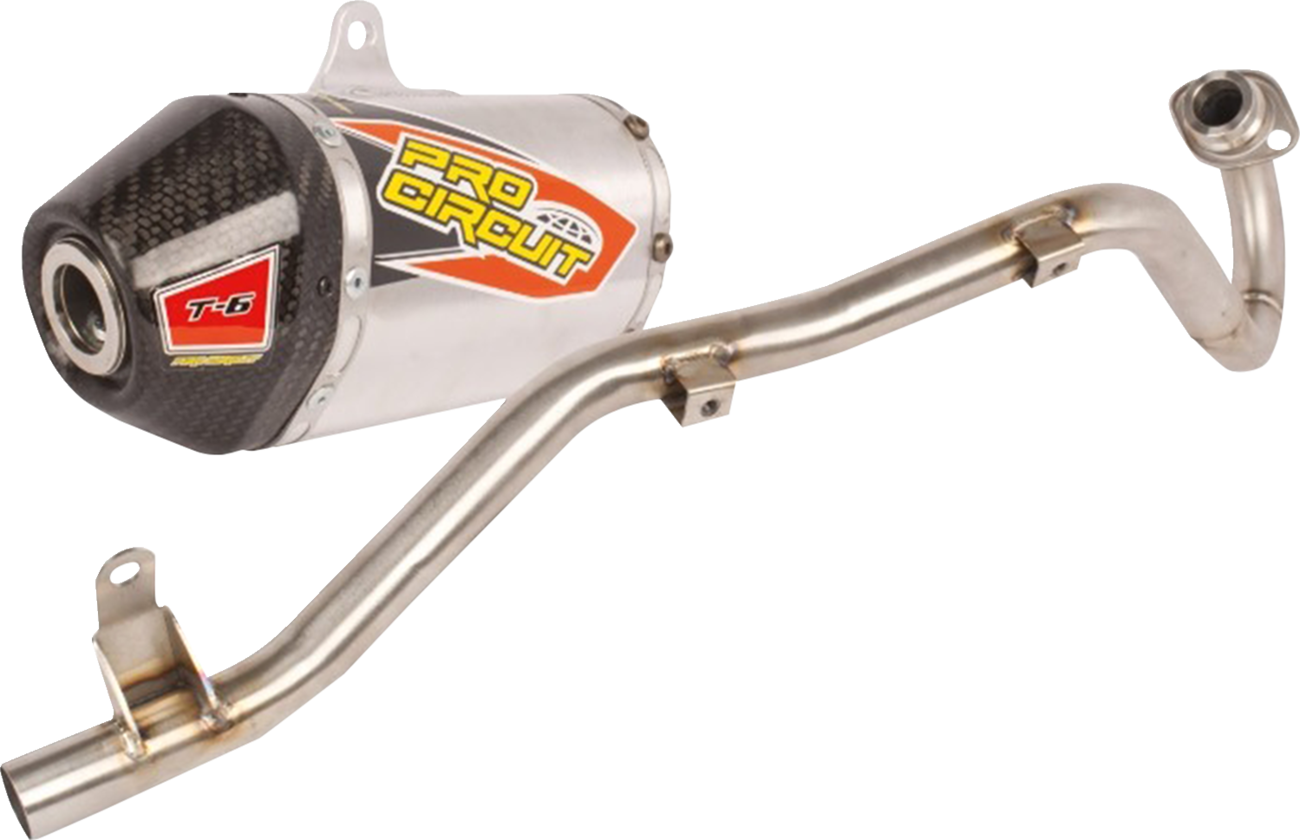 PRO CIRCUIT T-6 Exhaust System - Stainless Steel - CRF 110