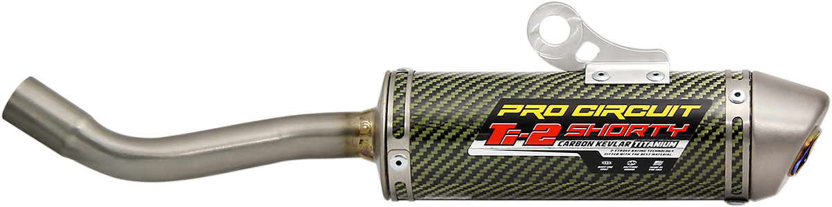 PRO CIRCUIT Ti-2 Shorty Slip-On Silencer - YZ125