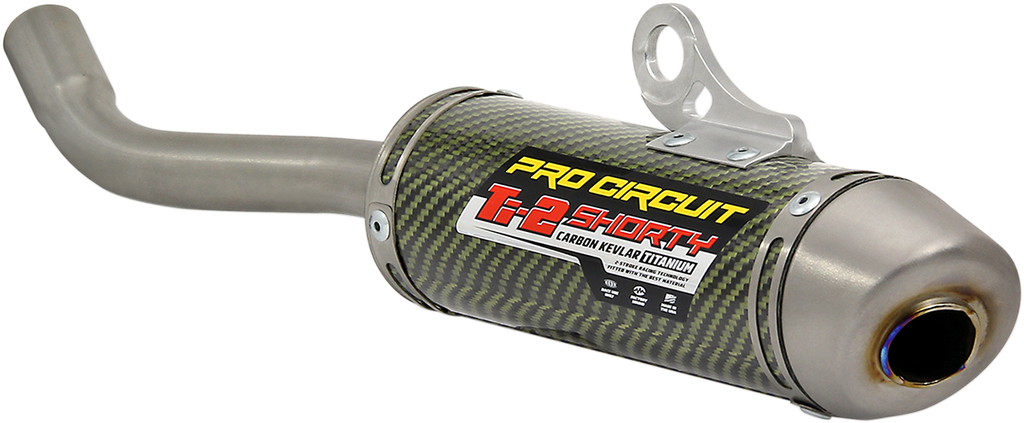 PRO CIRCUIT Ti-2 Shorty Slip-On Silencer - YZ125