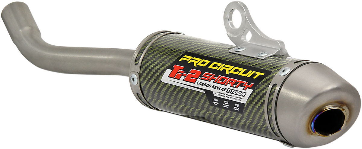 PRO CIRCUIT Ti-2 Shorty Slip-On Silencer - YZ125