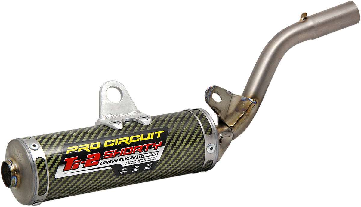 PRO CIRCUIT Ti-2 Shorty Slip-On Silencer - KX80/85/112