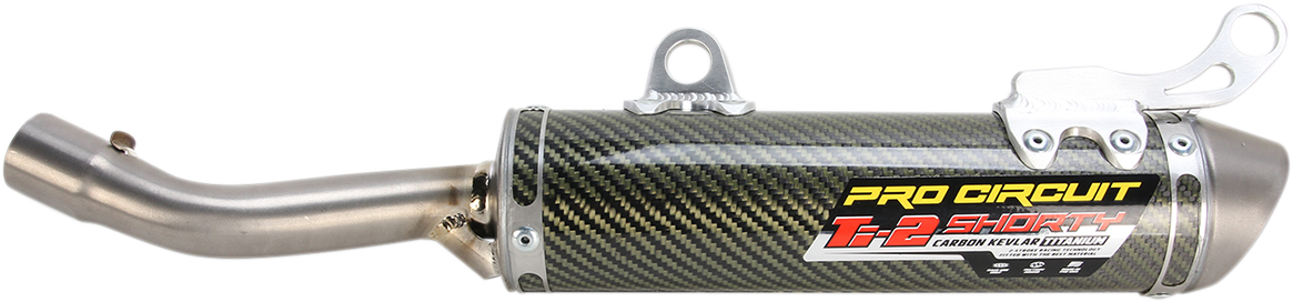PRO CIRCUIT Ti-2 Shorty Slip-On Silencer - CR250R