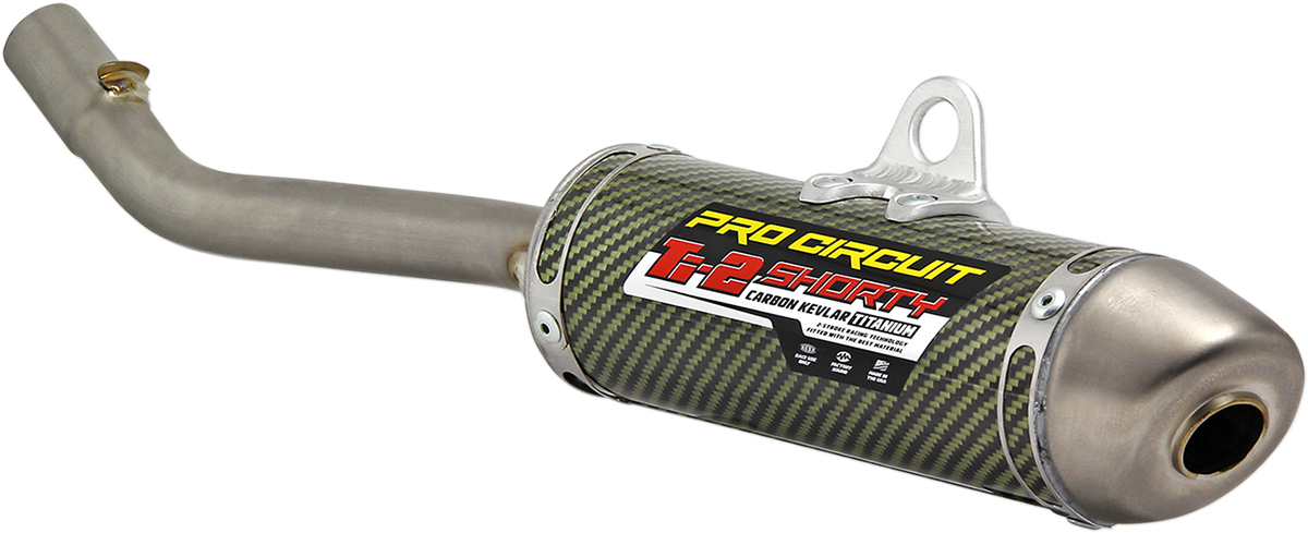 PRO CIRCUIT Ti-2 Shorty Slip-On Silencer - KX125