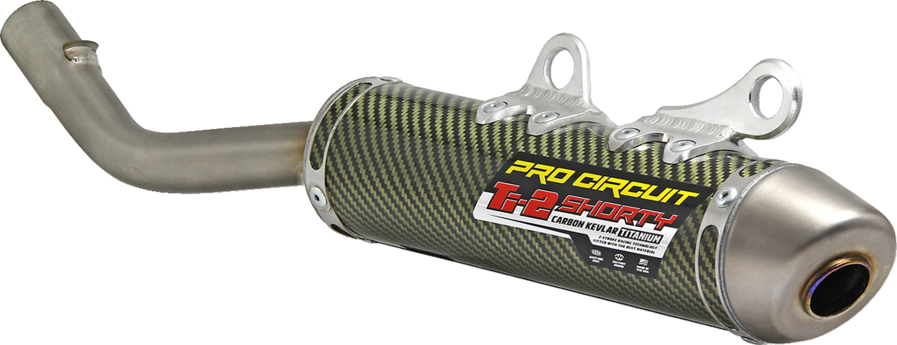 PRO CIRCUIT Ti-2 Shorty Slip-On Silencer - 250SX/300XC/XC-W