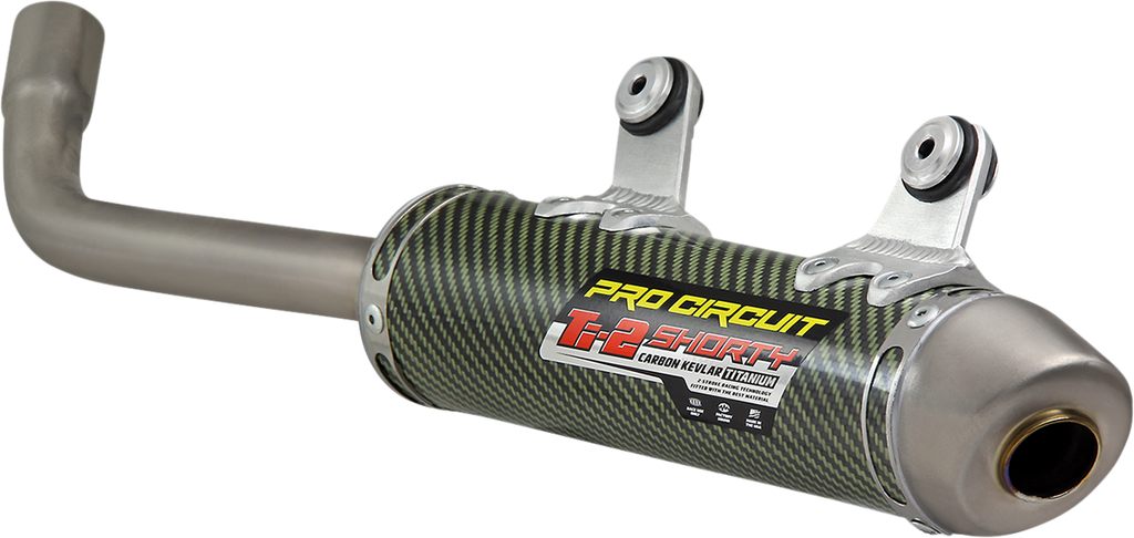 PRO CIRCUIT Ti-2 Shorty Slip-On Silencer - TC250/TX300