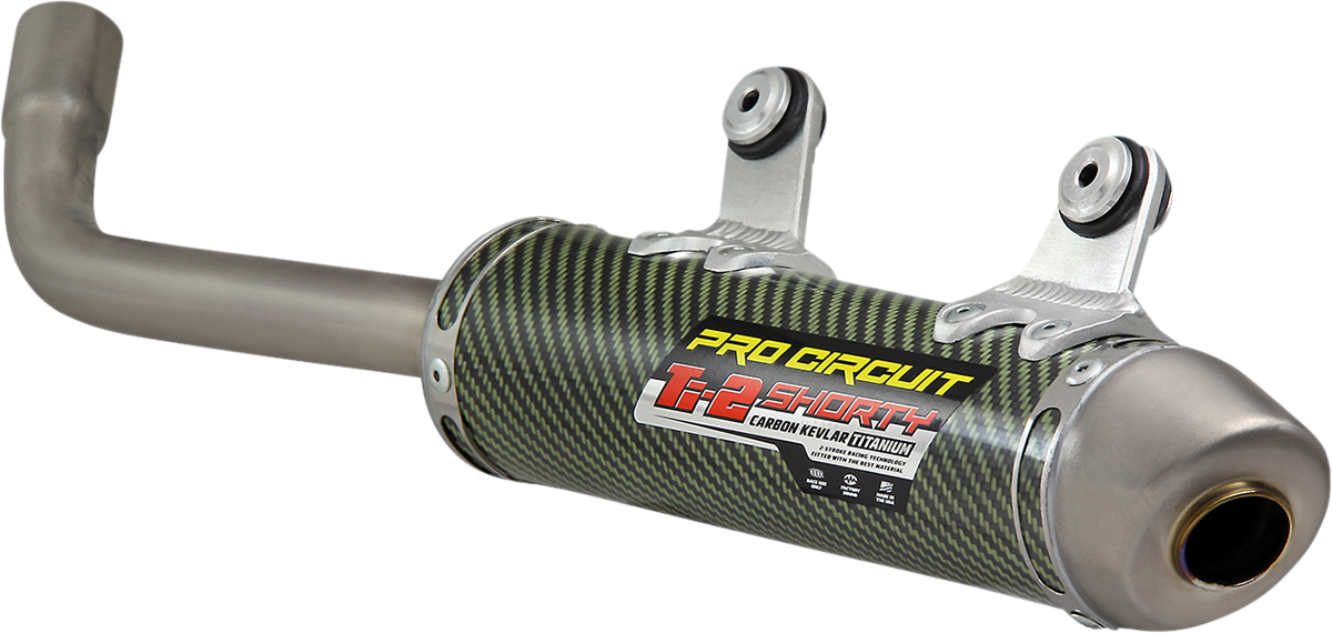 PRO CIRCUIT Ti-2 Shorty Slip-On Silencer - TC250/TX300