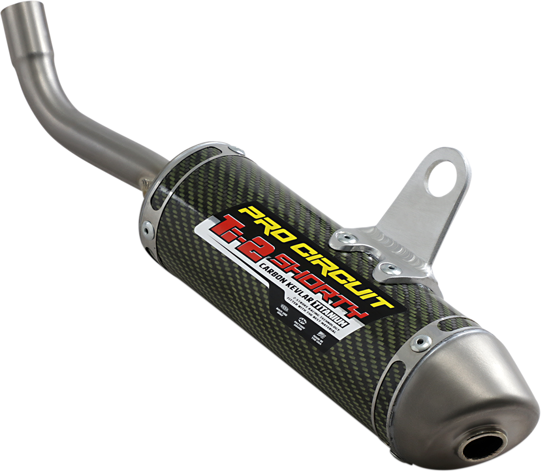 PRO CIRCUIT Ti-2 Shorty Slip-On Silencer - MC/TC/SX85