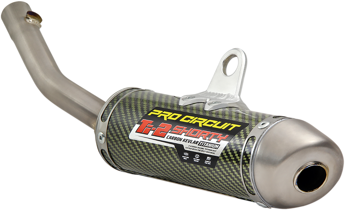 PRO CIRCUIT Ti-2 Shorty Slip-On Silencer - CR125R