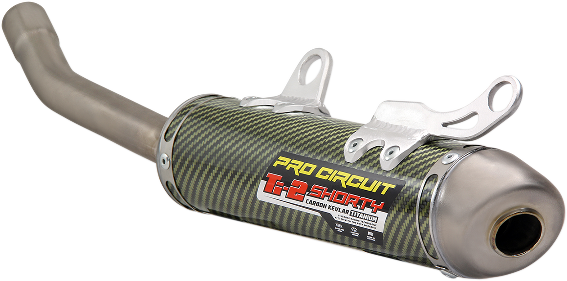 PRO CIRCUIT Ti-2 Shorty Slip-On Silencer - CR250R