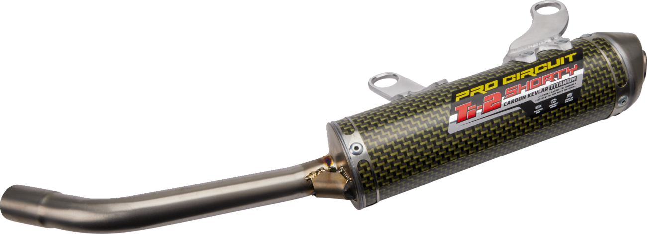 PRO CIRCUIT Ti-2 Shorty Slip-On Silencer - MC/TC/SX125/SX150