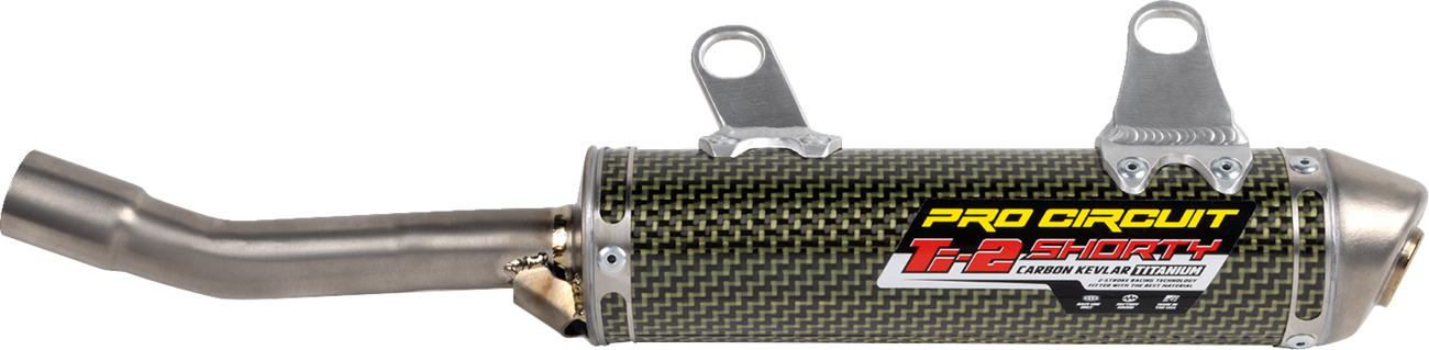 PRO CIRCUIT Ti-2 Shorty Slip-On Silencer - TE/SX/XC/XC-W250/300