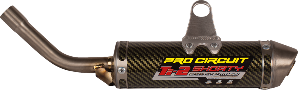 PRO CIRCUIT Ti-2 Shorty Slip-On Silencer - MC/TC/SX65