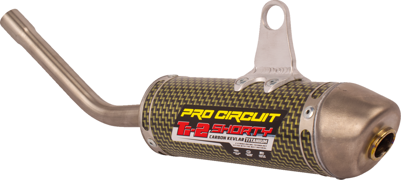 PRO CIRCUIT Ti-2 Shorty Slip-On Silencer - MC/TC/SX85