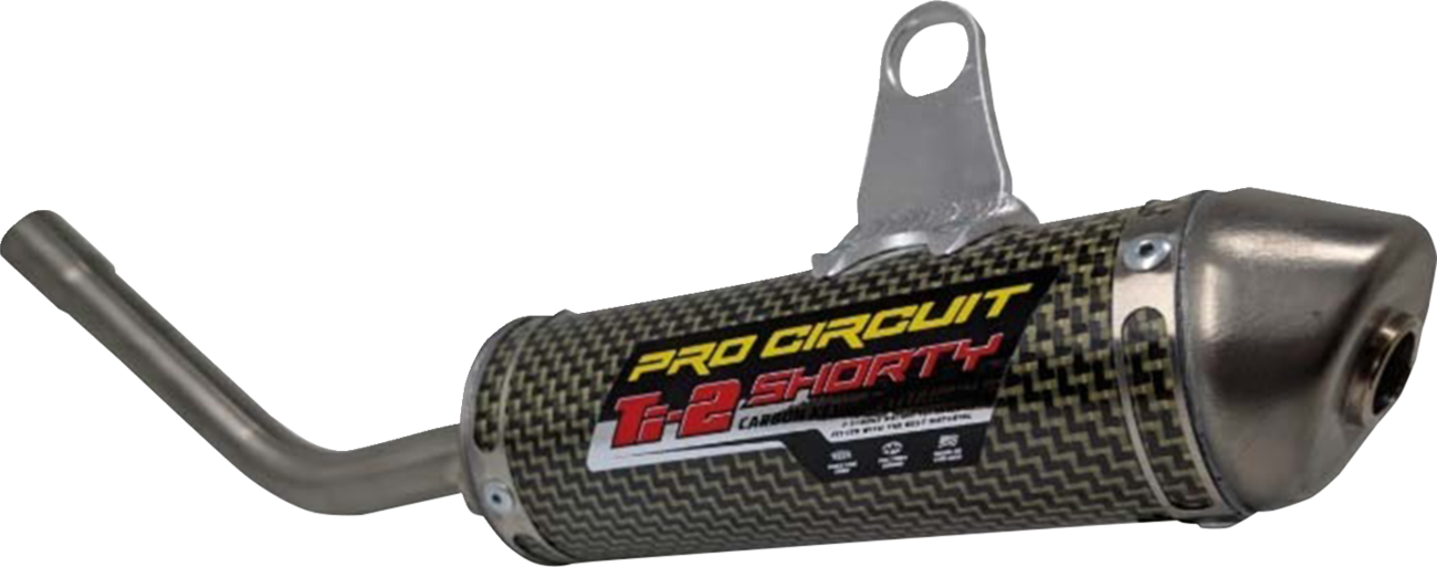 PRO CIRCUIT Ti-2 Shorty Slip-On Silencer - MC/TC/SX112