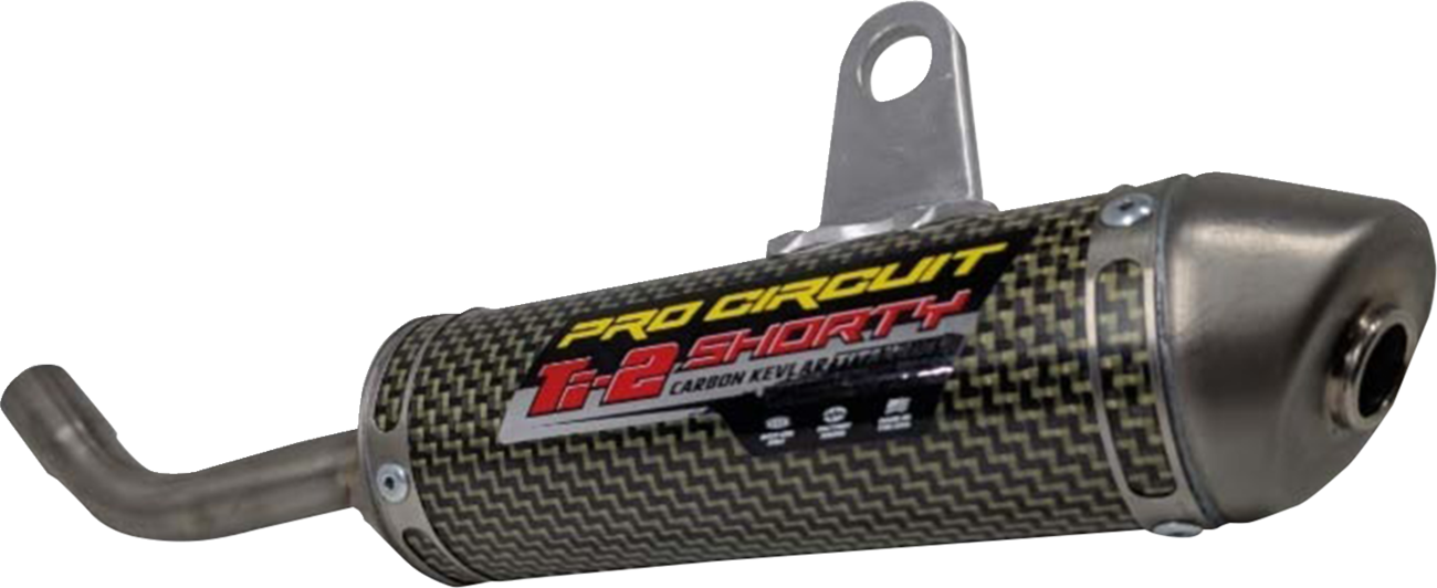 PRO CIRCUIT Ti-2 Shorty Slip-On Silencer - MC/TC/SX112
